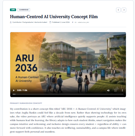 Webpage Catalog View Preview